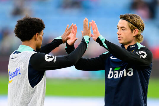Oscar Bobb and Patrick Berg of Norway