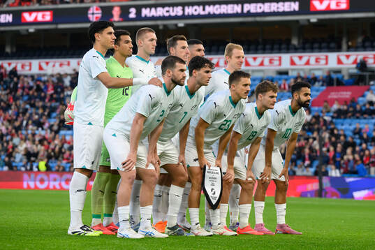 The starting eleven of New Zealand
