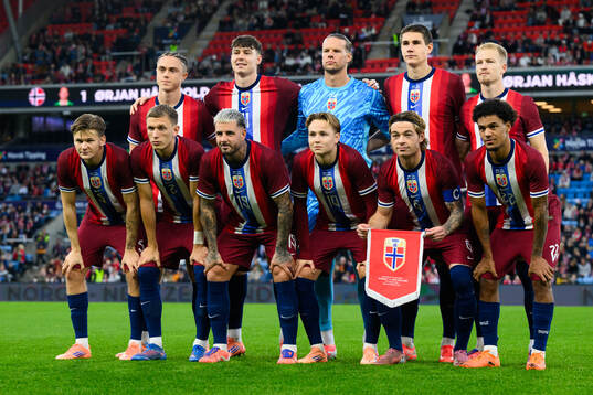 The starting eleven of Norway