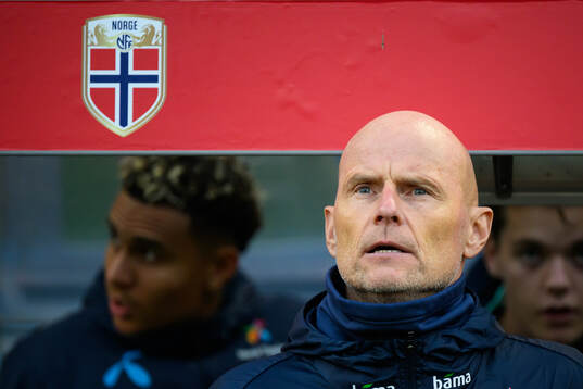 Head coach Ståle Solbakken of Norway