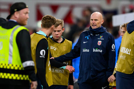 Head coach Ståle Solbakken of Norway