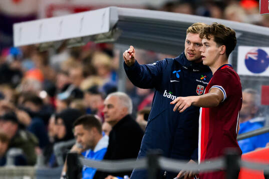 Pål Fjelde, tactical statistician, and Sverre Nypan of