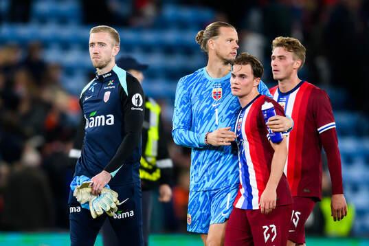 Goalkeeper Ørjan Nyland and Kristian Arnstad