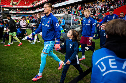 Goalkeeper Ørjan Nyland of Norway