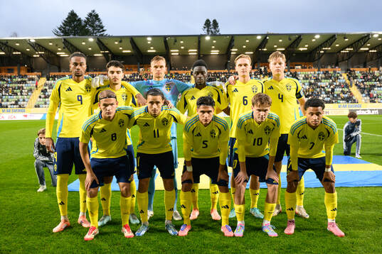 The starting eleven of Sweden