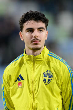 Bleon Kurtulus of Sweden  at lineup