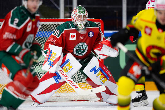 Goaltender Tobias Normann of Frölunda