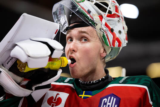 Goaltender Tobias Normann of Frölunda