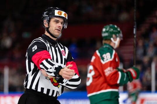 Referee Richard Magnusson
