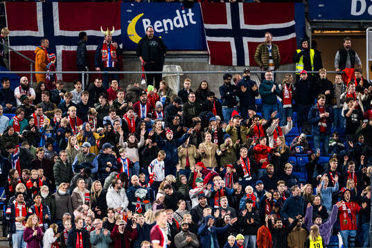 Spectators in the stands