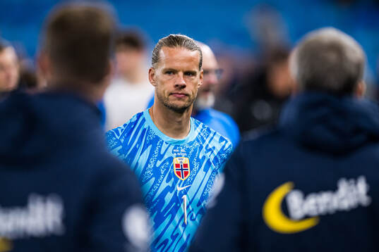 Goalkeeper Ørjan Nyland of Norway