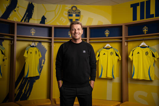 Tony Gustavsson, head coach of the Swedish women's national