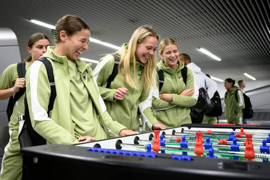 Tabby Tindell, Alice Bergström and Emilie Carlberg Byrnak