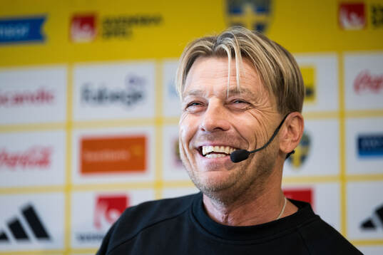 Head coach Tony Gustavsson of the Swedish women's national