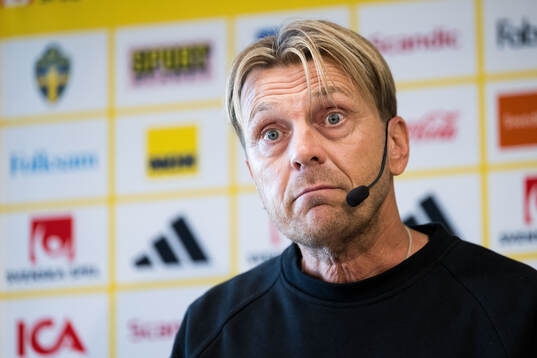 Head coach Tony Gustavsson of the Swedish women's national