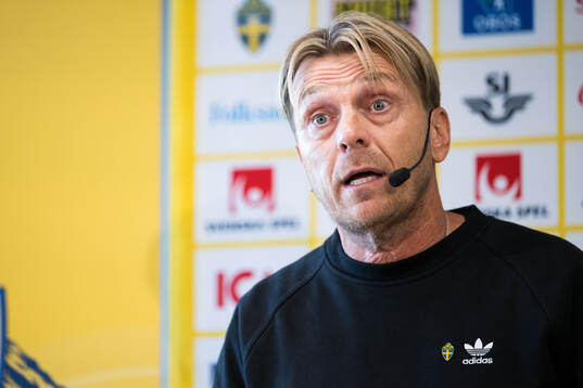 Head coach Tony Gustavsson of the Swedish women's national