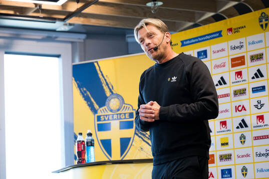 Head coach Tony Gustavsson of the Swedish women's national