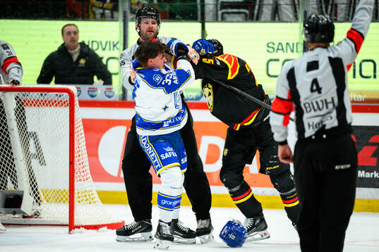 Leksands Olle Strandell och Brynäs Michal Kempny