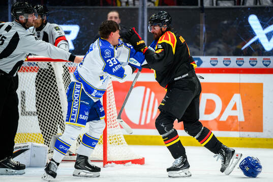 Leksands Olle Strandell och Brynäs Michal Kempny