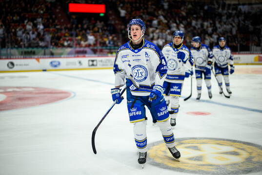 Leksands Tinus Luc Koblar jublar