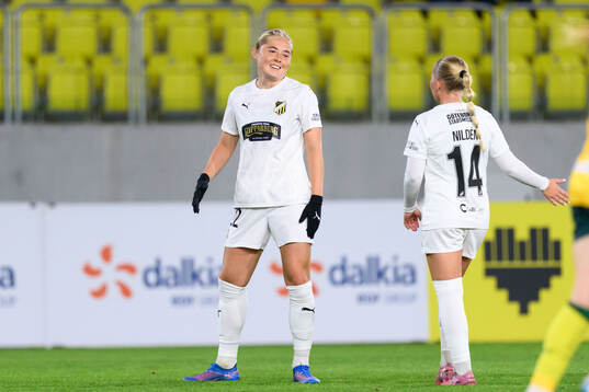 Paulina Nyström of Häcken celebrates