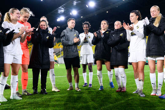 Players of Häcken celebrate