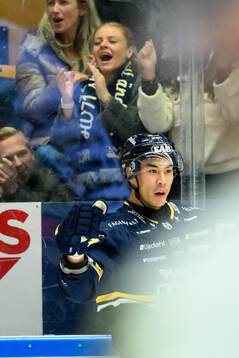 HV71s Jonathan Ang jublar
