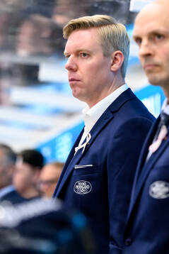 HV71s tränare Anton Blomqvist
