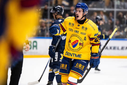 Djurgårdens Charles Hudon jublar