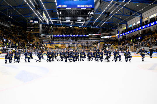 HV71s spelare jublar