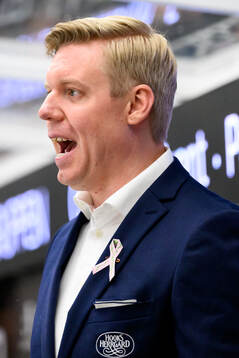 HV71s tränare Anton Blomqvist