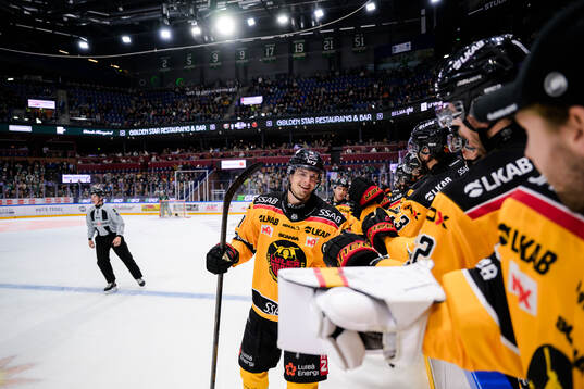 Luleås Markus Nurmi jublar
