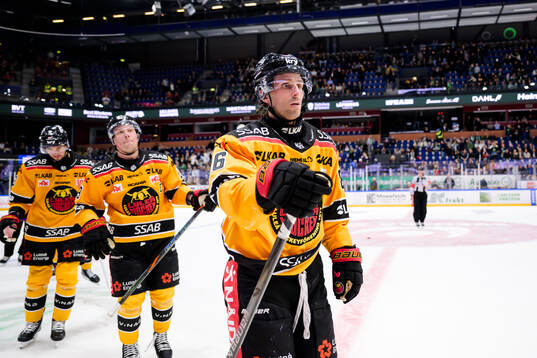 Luleås Mathias Bromé jublar