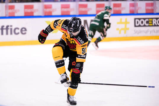 Luleås Brian O'Neill har fått klubban i skenan