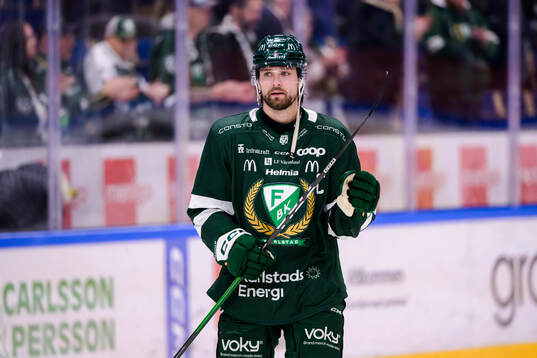 Färjestads Linus Johansson deppar