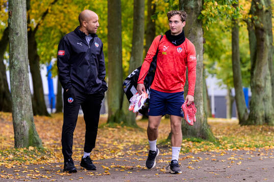 Tränare Kleber Saarenpää och Casper Ljung Hofvendahl