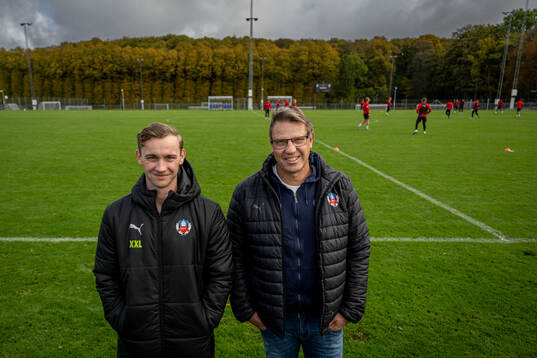 Helsingborgs akademichef Martin Biärsjö och
