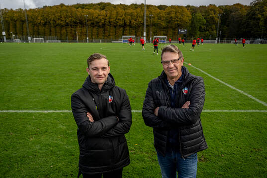 Helsingborgs akademichef Martin Biärsjö och