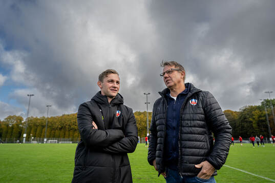 Helsingborgs akademichef Martin Biärsjö och