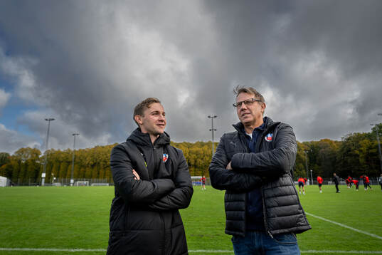 Helsingborgs akademichef Martin Biärsjö och