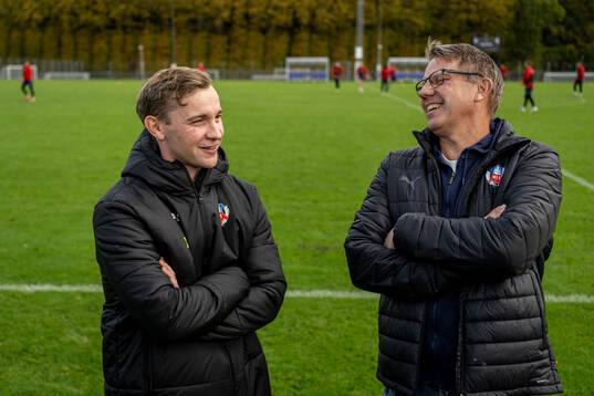 Helsingborgs akademichef Martin Biärsjö och