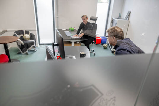Helsingborgs akademichef Martin Biärsjö och