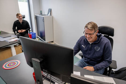 Helsingborgs akademichef Martin Biärsjö och