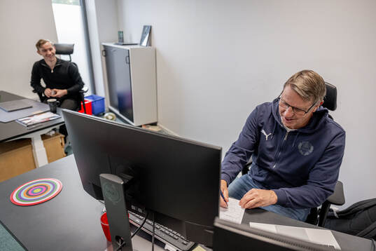 Helsingborgs akademichef Martin Biärsjö och