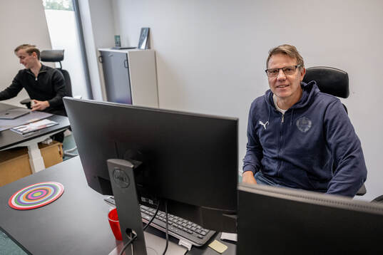 Helsingborgs akademichef Martin Biärsjö och