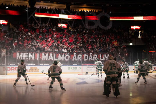 Malmö Redhawks supportrar