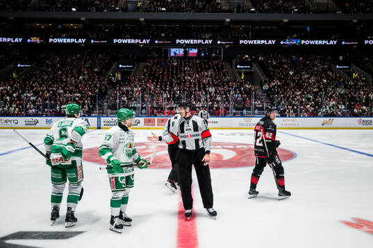 Rögles Leon Bristedt och Domare Richard Magnusson