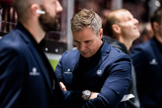 Rögles tränare Dan Tangnes deppar
