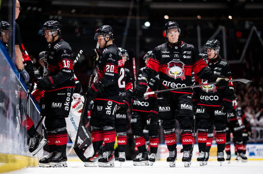 Malmö Redhawks Maximilian Eisenmenger, Thomas Berg Paulsen