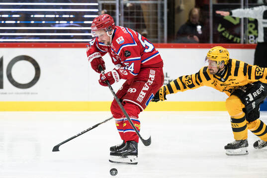 Timrås Jonathan Dahlén och Skellefteås Arvid Lundberg